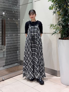 河野楓佳さん（レディース・157cm）の春コーディネート