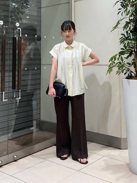 河野楓佳さん（レディース・157cm）の夏コーディネート