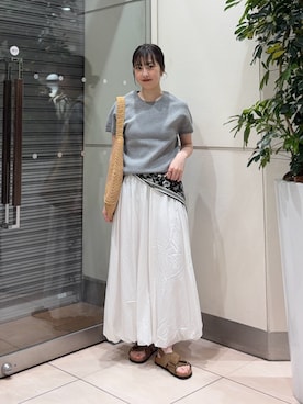河野楓佳さん(レディース・157cm)の春コーディネート
