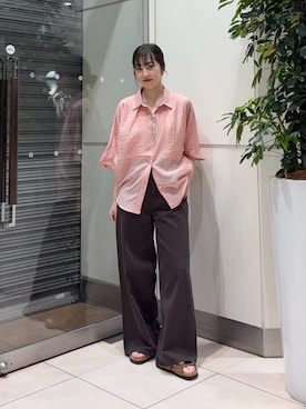 河野楓佳さん(レディース・157cm)の春コーディネート