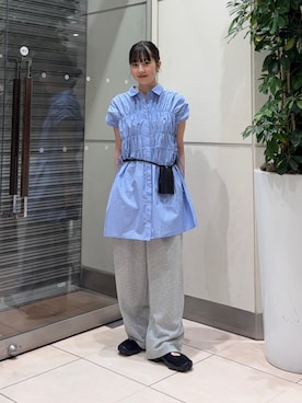 河野楓佳さん(レディース・157cm)の夏コーディネート