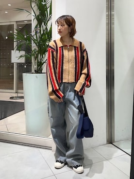 河野楓佳さん（レディース・157cm）の秋コーディネート