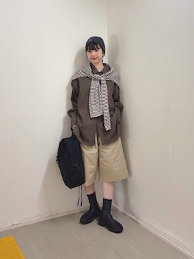 河野楓佳さん（レディース・157cm）の春コーディネート