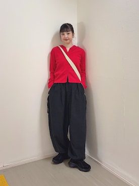 河野楓佳さん(レディース・157cm)の秋コーディネート