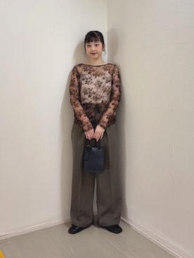 河野楓佳さん（レディース・157cm）の夏コーディネート