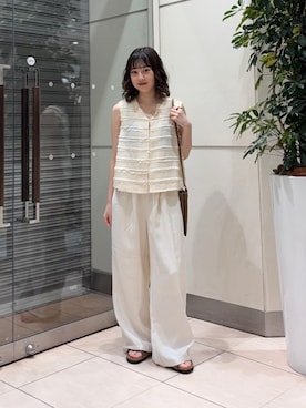 河野楓佳さん(レディース・157cm)の春コーディネート
