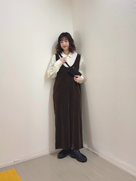 河野楓佳さん（レディース・157cm）の春コーディネート