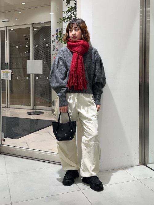 セール】ビッグフリンジマフラー（マフラー）｜KBF（ケイビーエフ）の