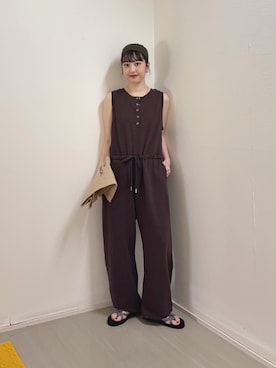河野楓佳さん(レディース・157cm)の夏コーディネート