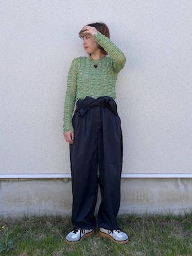 河野楓佳さん（レディース・157cm）の夏コーディネート