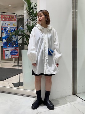 河野楓佳さん(レディース・157cm)の秋コーディネート