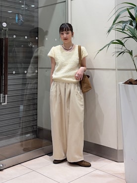 河野楓佳さん(レディース・157cm)の秋コーディネート