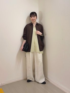 河野楓佳さん(レディース・157cm)の夏コーディネート