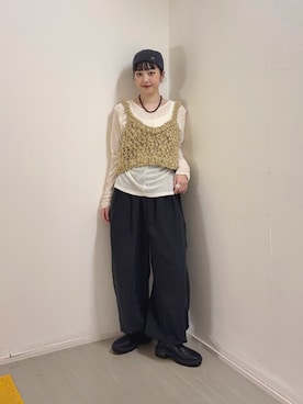 「kbf_ootd」｜河野楓佳さん（レディース・157cm）の秋コーディネート