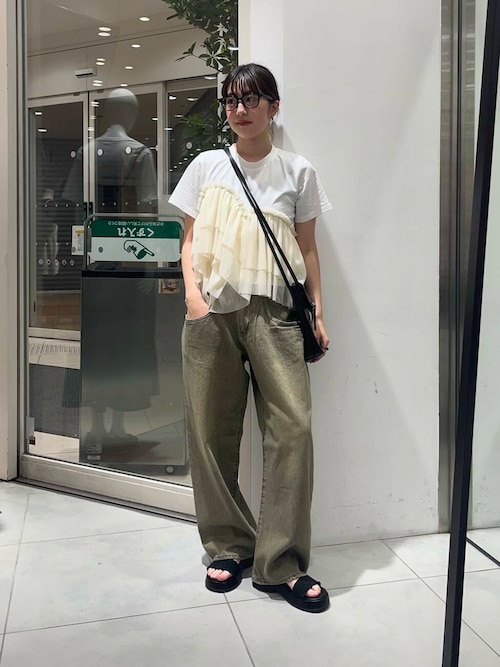 アシメフリルドッキングTEE