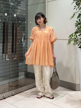 「アイテム（ワンピース/ドレス）」を使った、fuurikooさん（レディース・157cm）の夏コーディネート