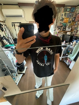 「アイテム（バンダナ/スカーフ）」を使った、KIdO248さん（メンズ・178cm）の秋コーディネート