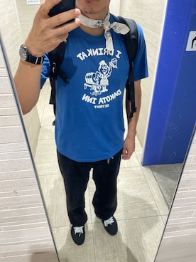 「アイテム（バンダナ/スカーフ）」を使った、KIdO248さん（メンズ・178cm）の夏コーディネート