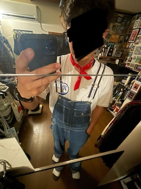 「アイテム（オールインワン・サロペット）」を使った、KIdO248さん（メンズ・178cm）の夏コーディネート