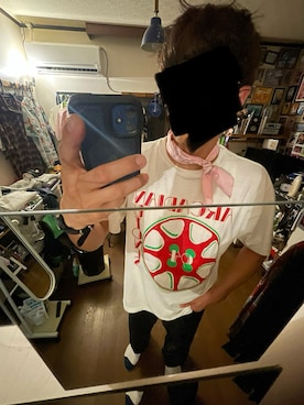 「アイテム（バンダナ/スカーフ）」を使った、KIdO248さん（メンズ・178cm）の夏コーディネート