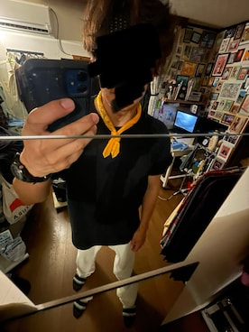 「アイテム（バンダナ/スカーフ）」を使った、KIdO248さん（メンズ・178cm）の夏コーディネート