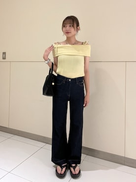 「骨格ナチュラル」｜misakiさん（レディース・163cm）の夏コーディネート