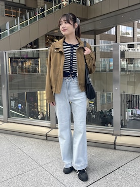 「FREE'S MART（フリーズマート）のアイテム（バッグ）」を使った、misakiさん（レディース・163cm）の春コーディネート