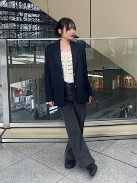 misakiさん（レディース・163cm）の冬コーディネート