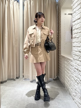 misakiさん（レディース・163cm）の春コーディネート