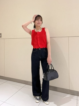「FREE'S MART（フリーズマート）のアイテム」を使った、misakiさん（骨格ナチュラル・レディース・163cm）の夏コーディネート