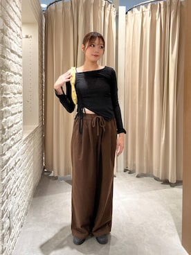 「ワンショルダー」｜misakiさん（レディース・163cm）の秋コーディネート