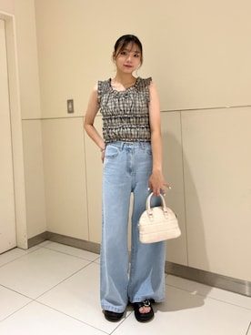 「FREE'S MART（フリーズマート）のアイテム」を使った、misakiさん（骨格ナチュラル・レディース・163cm）の夏コーディネート