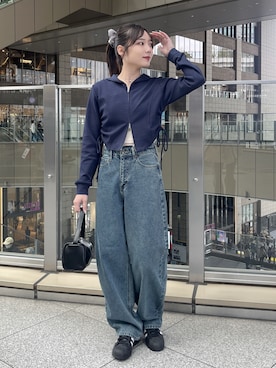 「FREE'S MART（フリーズマート）のアイテム（バッグ）」を使った、misakiさん（レディース・163cm）の春コーディネート