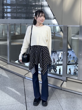 「FREE'S MART（フリーズマート）のアイテム」を使った、misakiさん（レディース・163cm）の冬コーディネート