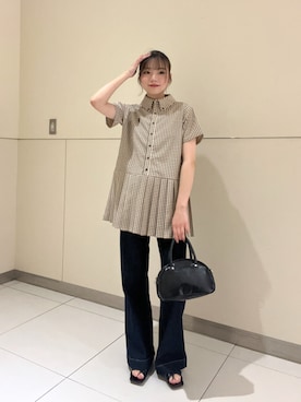 「FREE'S MART（フリーズマート）のアイテム」を使った、misakiさん（骨格ナチュラル・レディース・163cm）の夏コーディネート