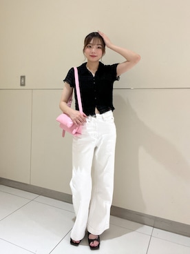 「FREE'S MART（フリーズマート）のアイテム」を使った、misakiさん（骨格ナチュラル・レディース・163cm）の夏コーディネート