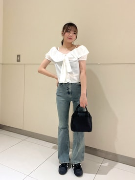 「FREE'S MART（フリーズマート）のアイテム」を使った、misakiさん（骨格ナチュラル・レディース・163cm）の夏コーディネート