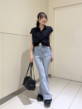 「FREE'S MART（フリーズマート）のアイテム」を使った、misakiさん（レディース・163cm）の春コーディネート