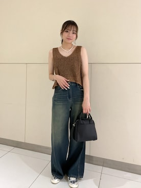 「FREE'S MART（フリーズマート）のアイテム」を使った、misakiさん（骨格ナチュラル・レディース・163cm）の夏コーディネート