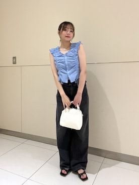 「FREE'S MART（フリーズマート）のアイテム」を使った、misakiさん（骨格ナチュラル・レディース・163cm）の夏コーディネート
