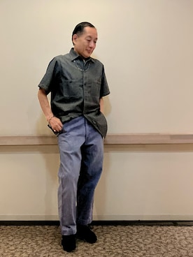 「Y-3（ワイスリー）のアイテム」を使った、Syamamさん（メンズ・168cm）の夏コーディネート