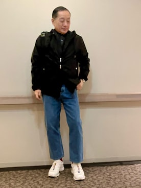 「アイテム（カーディガン/ボレロ）」を使った、Syamamさん（メンズ・168cm）の秋コーディネート