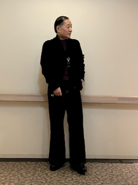 「Sacai（サカイ）のアイテム」を使った、Syamamさん（メンズ・168cm）の秋コーディネート