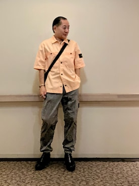 「HERMES（エルメス）のアイテム（ブレスレット）」を使った、Syamamさん（メンズ・168cm）の秋コーディネート