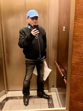 「アイテム（キャップ）」を使った、Syamamさん（メンズ・168cm）の秋コーディネート