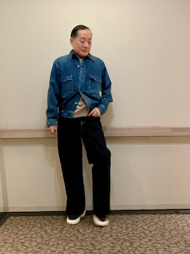 「Sacai（サカイ）のアイテム」を使った、Syamamさん（メンズ・168cm）の秋コーディネート