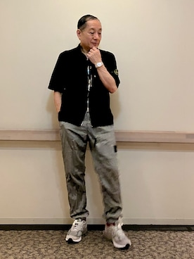 「NEW BALANCE（ニューバランス）のアイテム」を使った、Syamamさん（メンズ・168cm）の夏コーディネート