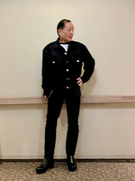 「アイテム（デニムジャケット）」を使った、Syamamさん（メンズ・168cm）の秋コーディネート
