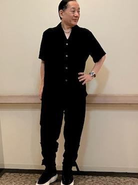 「Y-3（ワイスリー）のアイテム」を使った、Syamamさん（メンズ・168cm）の夏コーディネート