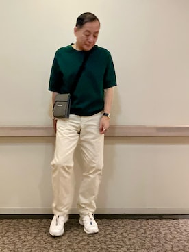 「DRIES VAN NOTEN（ドリスヴァンノッテン）のアイテム」を使った、Syamamさん（メンズ・168cm）の夏コーディネート